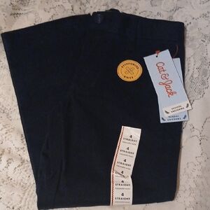Cat & Jack Dark Blue Uniform Pants sz.4  Unisex